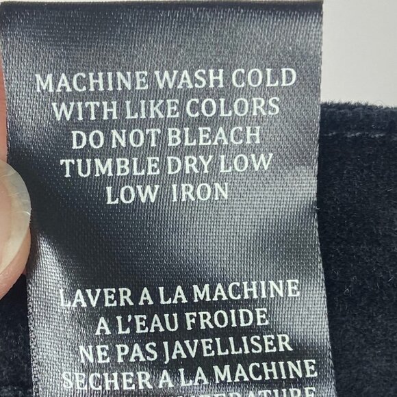 Nwt Revolve BlankNYC Moonglow Velvet Skinn Jeans Black Size 24 Velour Minimalist - Picture 9 of 11